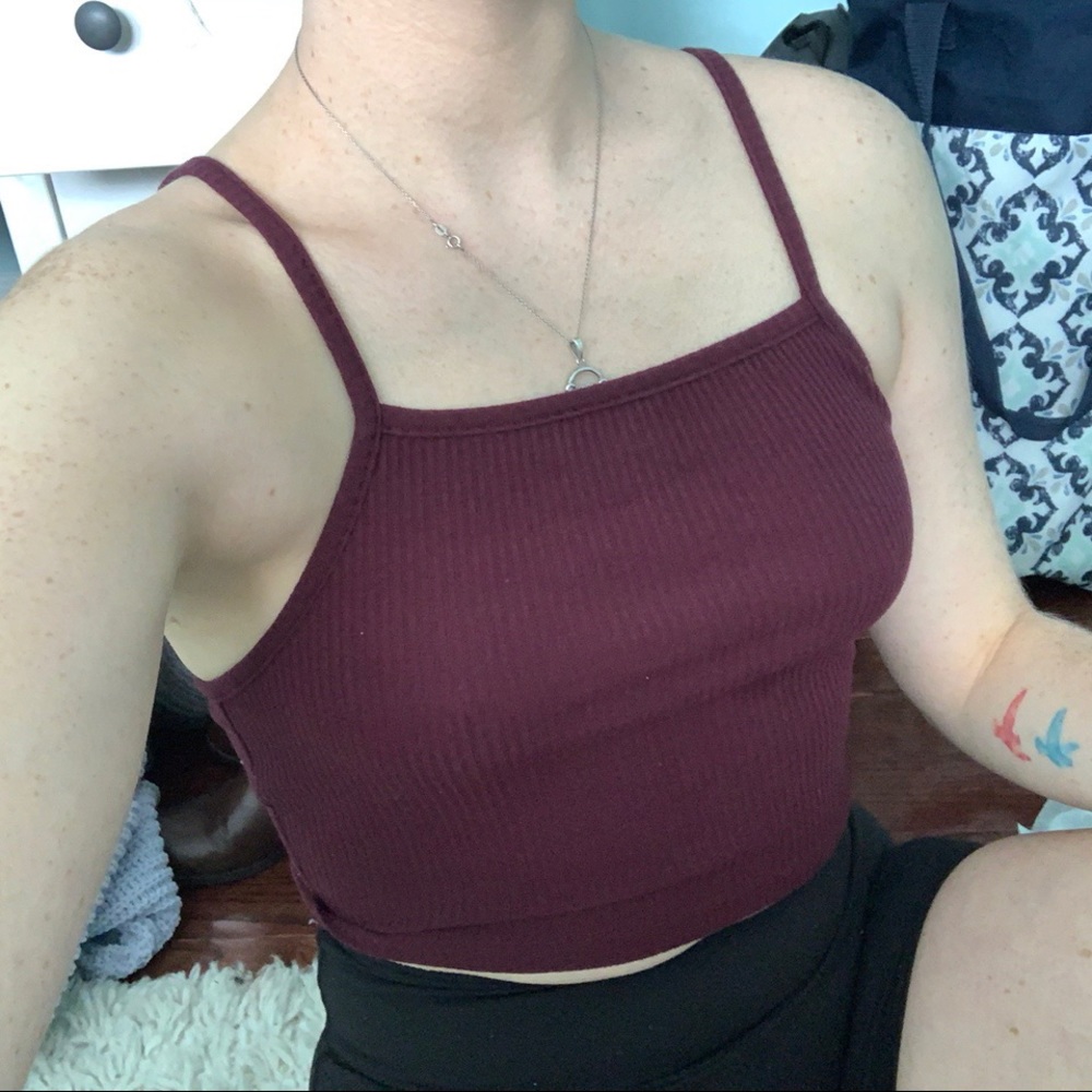 Ribbed Cropped Tank